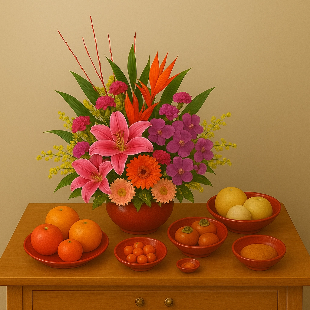 供花，拜拜的花，祭拜的ㄏㄨㄚ