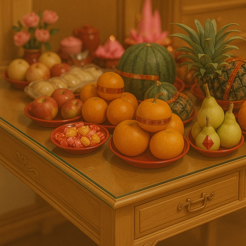 供品，拜拜準備，供品ㄓㄨㄣㄅ