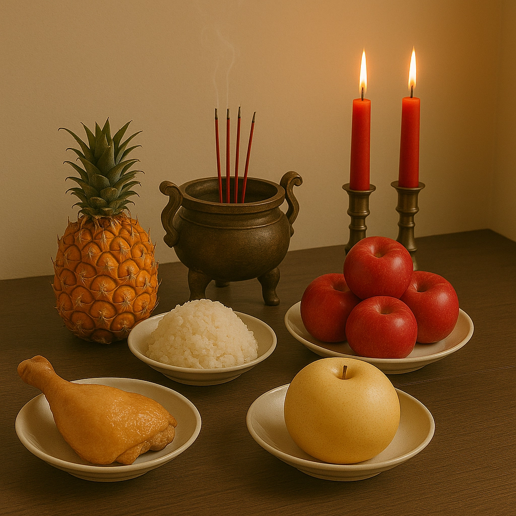 地基主，拜拜，初一ㄕˊㄨ