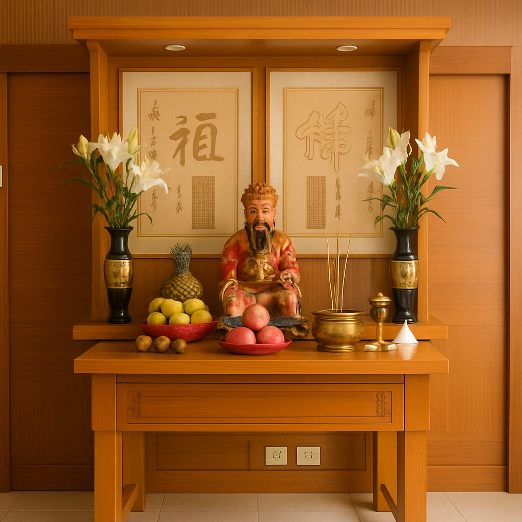 搬家安神，安神桌，ㄢˉㄕㄣㄇㄧㄥ