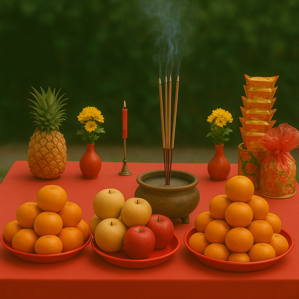 拜拜，水果，ㄈㄥㄌ