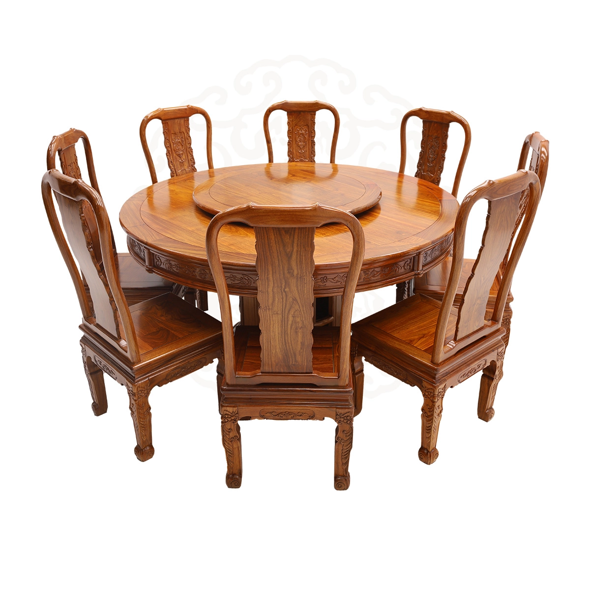 黃花梨,餐桌椅,圓桌