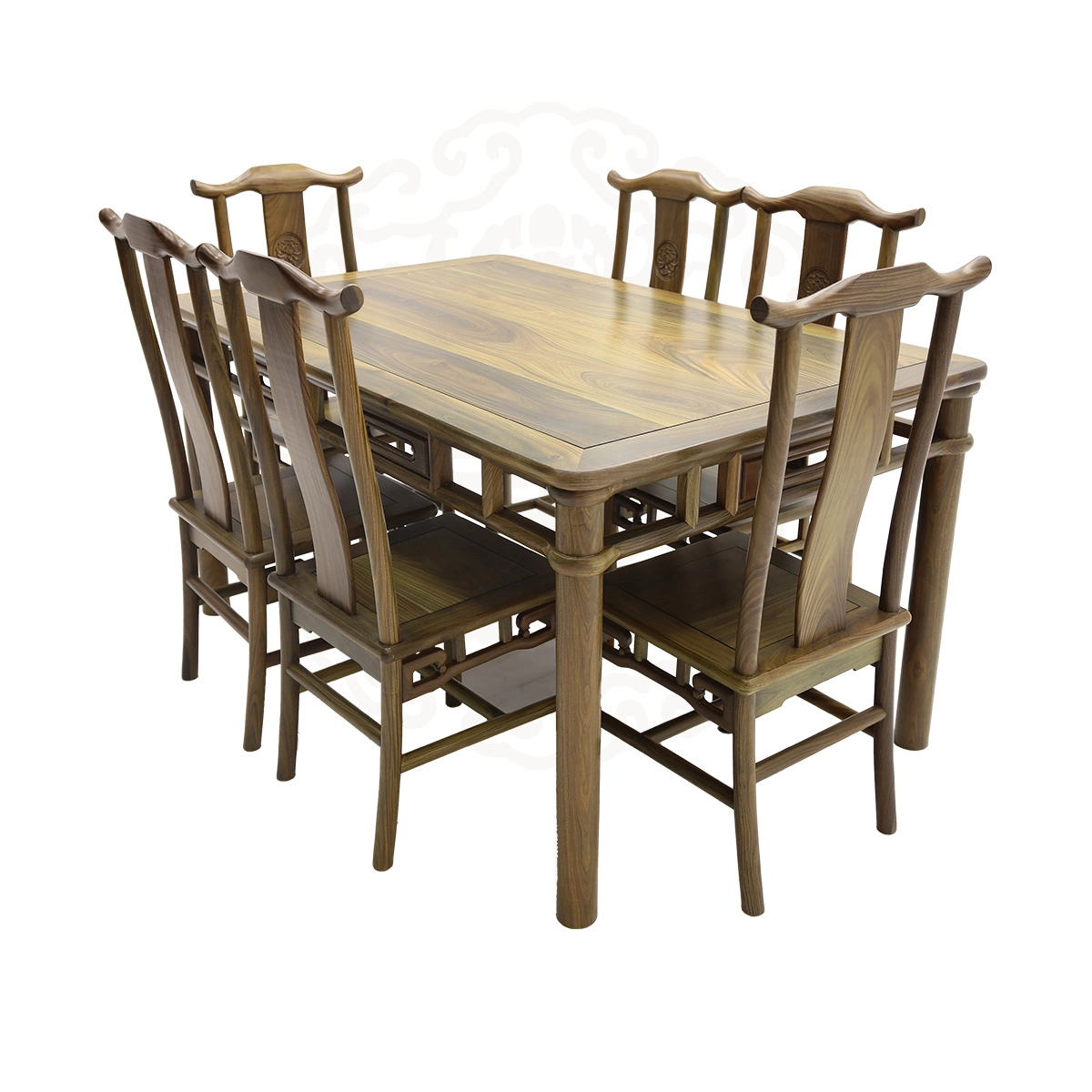 綠檀,餐桌椅,方桌