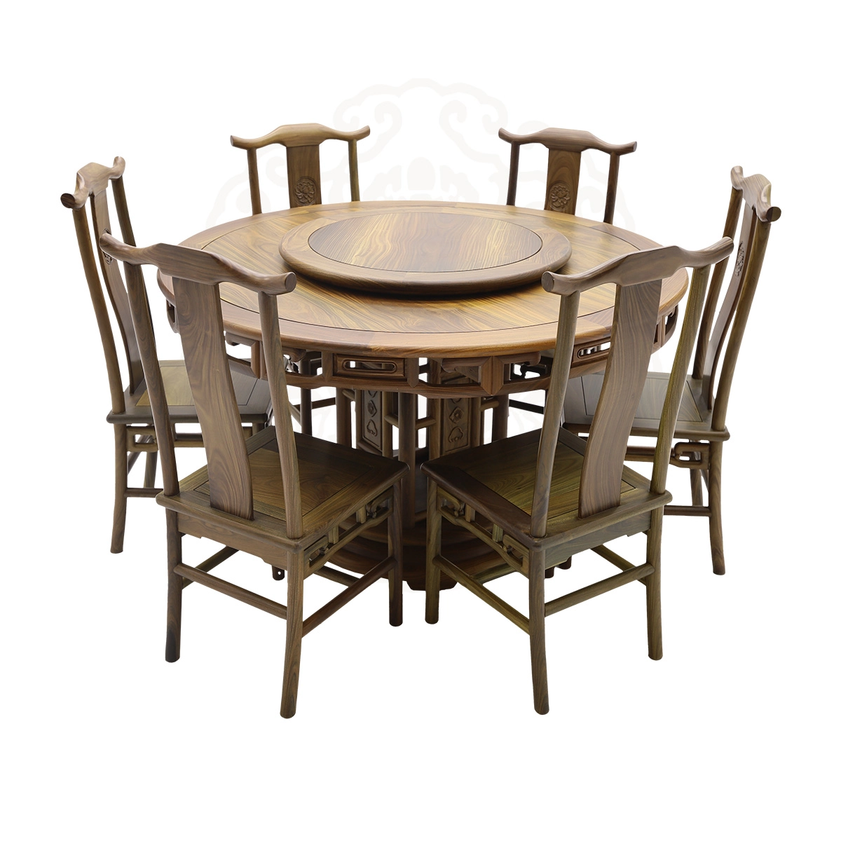 綠檀,餐桌椅,圓桌