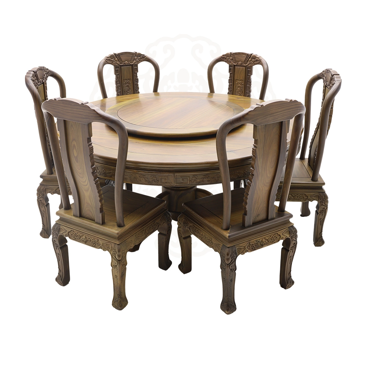 綠檀,餐桌椅,圓桌